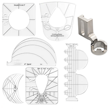 Carregar imagem no visualizador da galeria, Kit de Réguas de Bordado Quilting (6 Modelos)